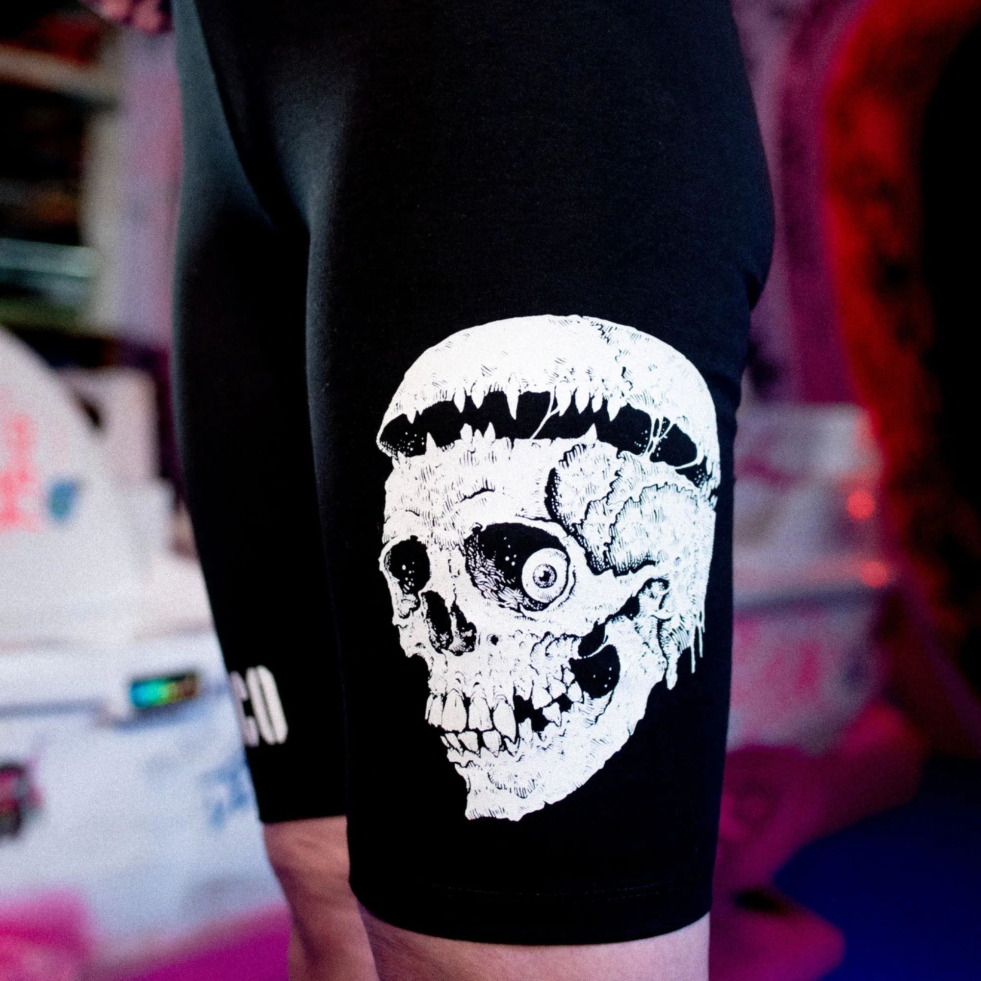 Wasteland Skull Cycling Shorts