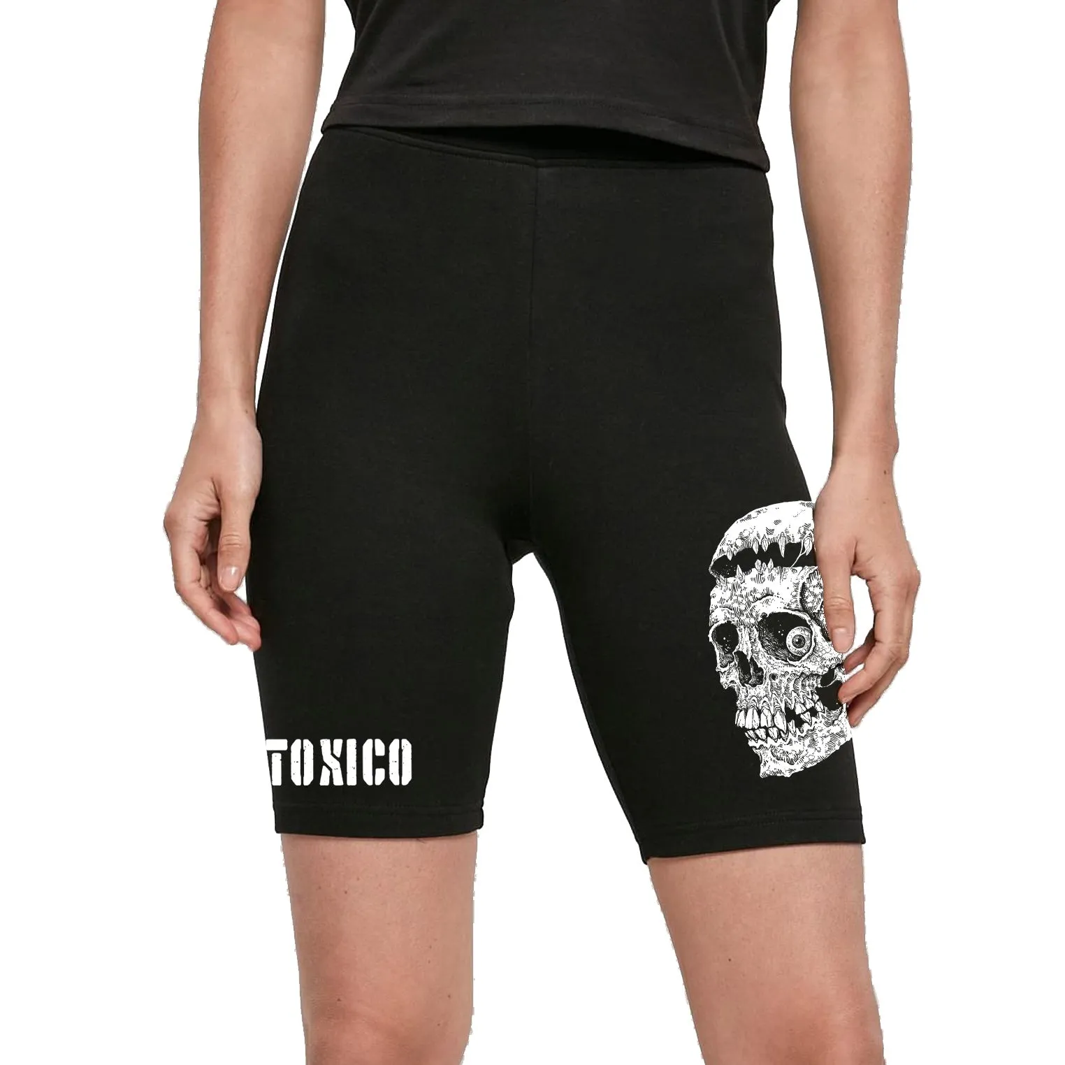 Wasteland Skull Cycling Shorts