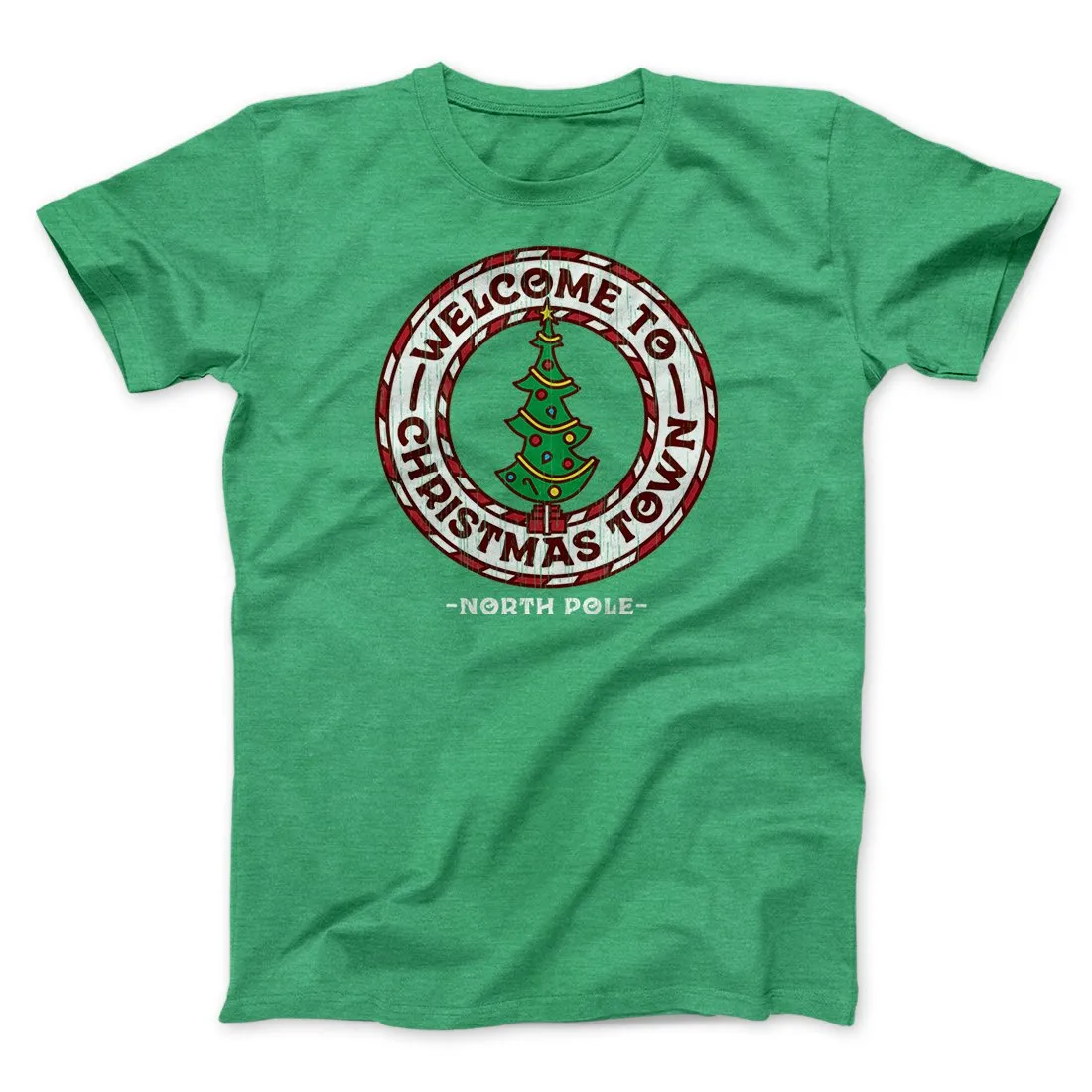 Welcome to Christmas Town Funny Movie Men/Unisex T-Shirt