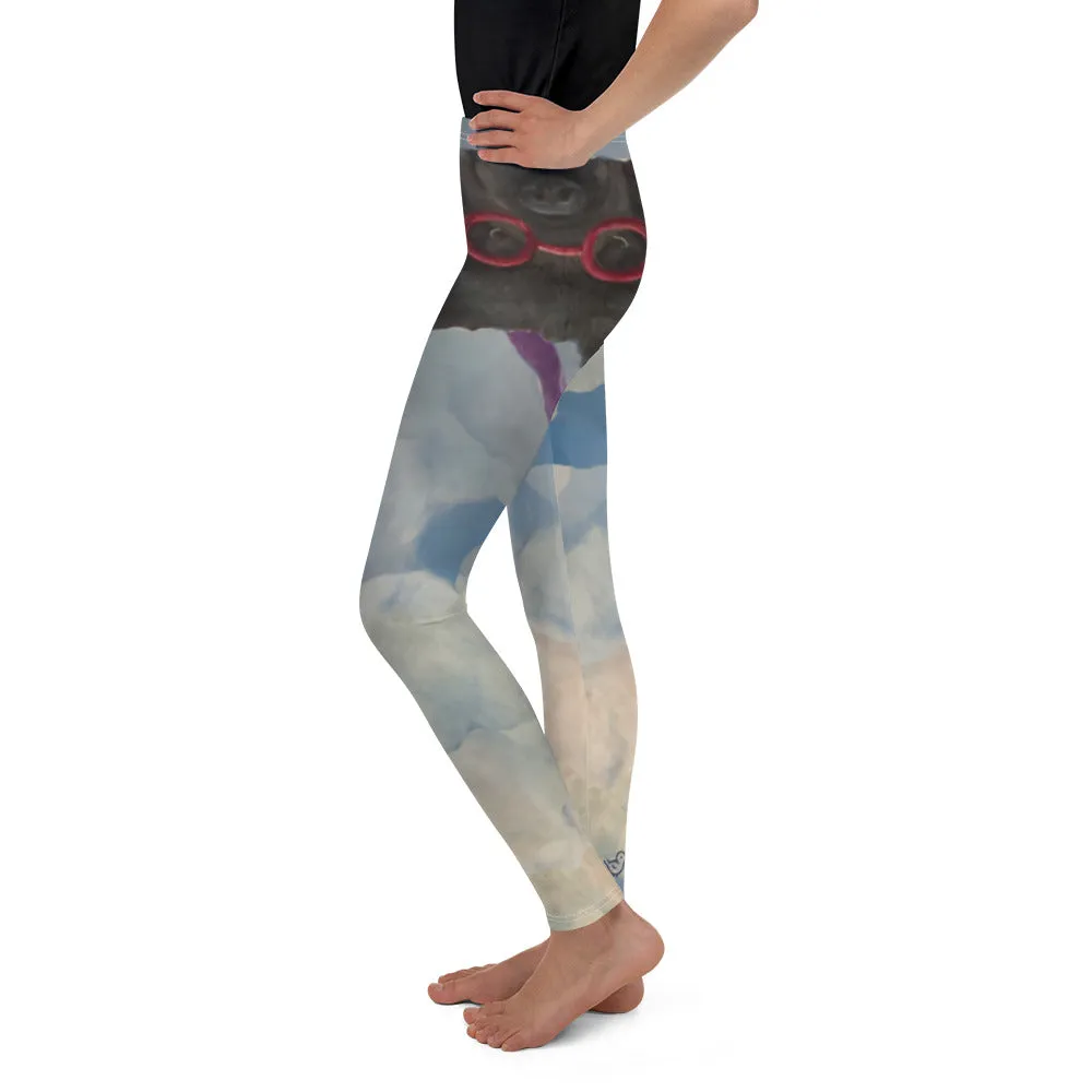 Whimsy Fit “Can I Come In?” Girls  Leggings