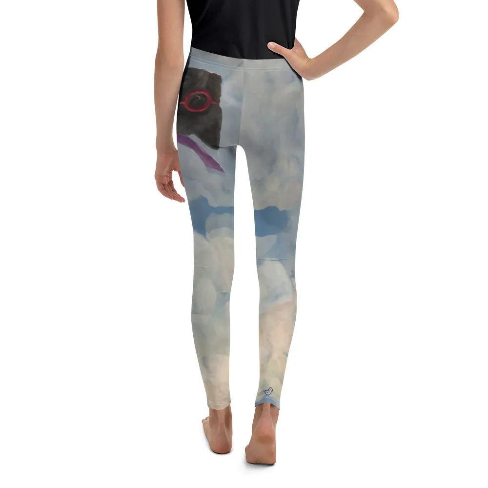 Whimsy Fit “Can I Come In?” Girls  Leggings
