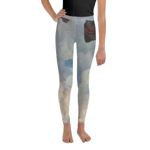 Whimsy Fit “Can I Come In?” Girls  Leggings