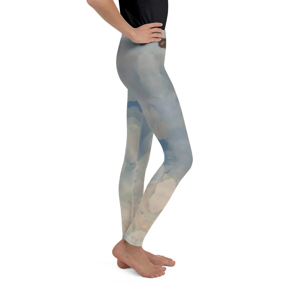 Whimsy Fit “Can I Come In?” Girls  Leggings