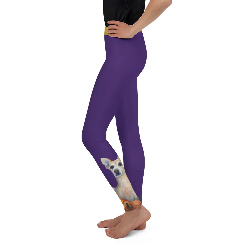 Whimsy Fit “Pumpkins” Girls Leggings