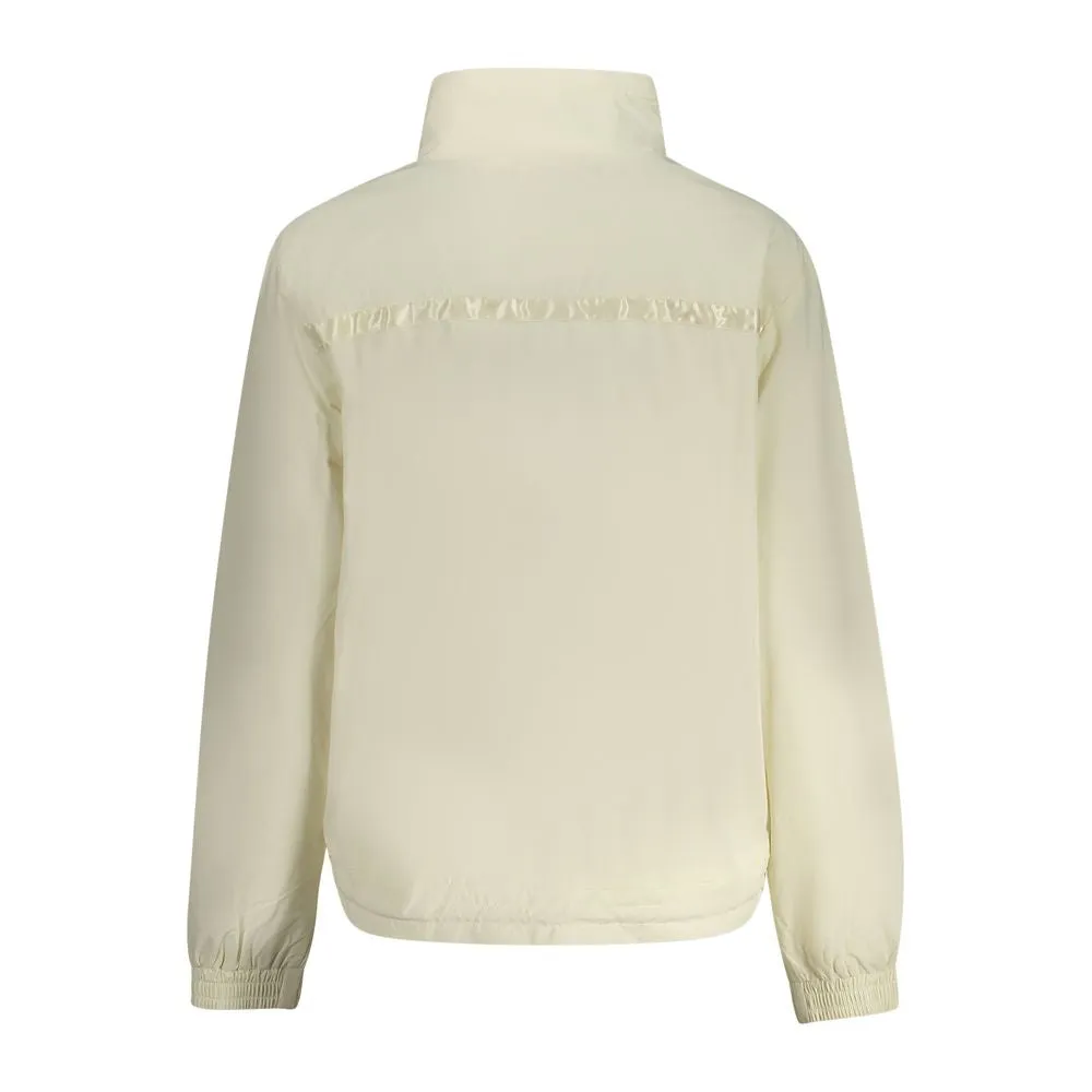 White Nylon Jackets & Coat