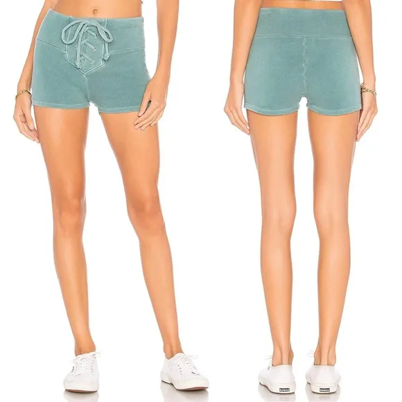 Wildfox “Mae” Green Shorts