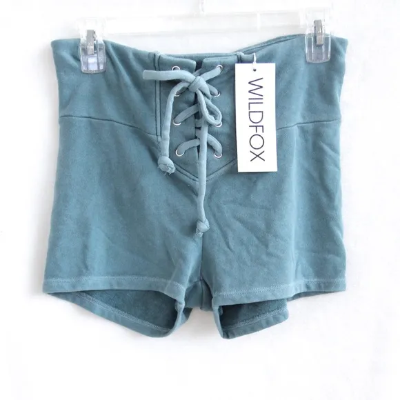 Wildfox “Mae” Green Shorts