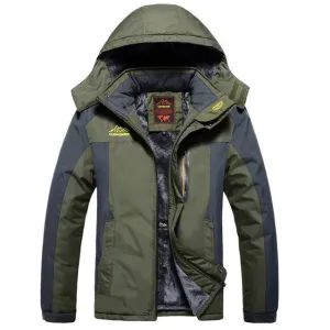 Winter Fleece Military Jackets Men Windproof Waterproof Outwear Parka Mens Windbreaker Army Raincoat Coat Plus Size 9XL Overcoat