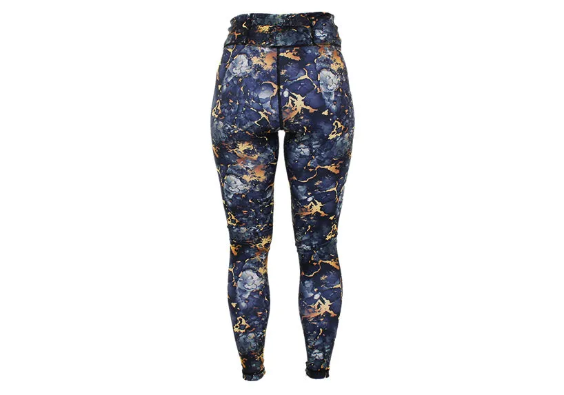 Winter Gold Rush Leggings with Pockets