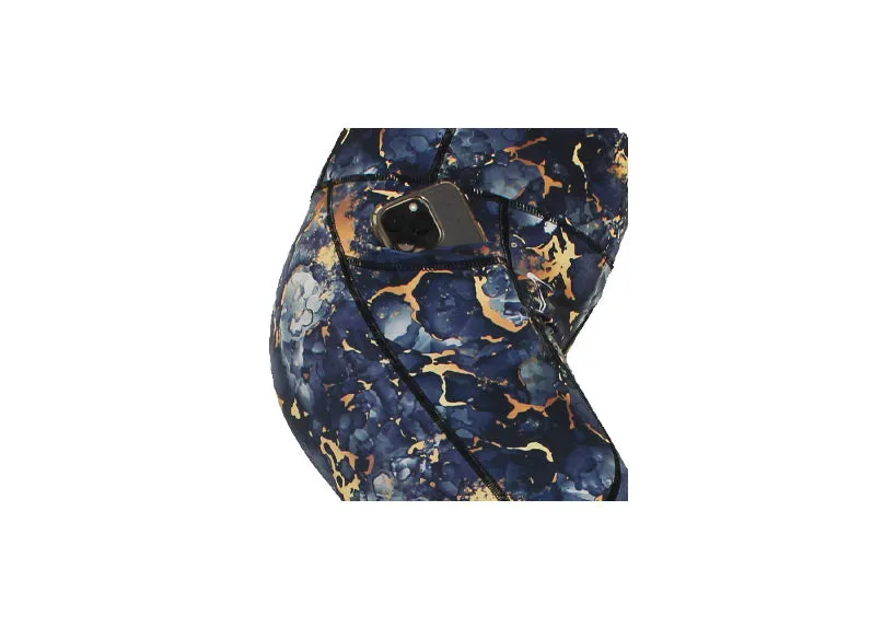 Winter Gold Rush Leggings with Pockets
