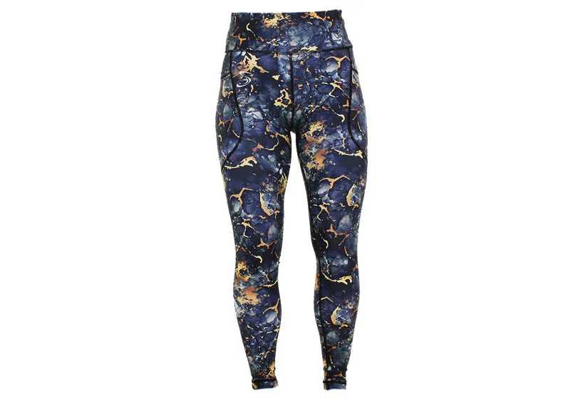 Winter Gold Rush Leggings with Pockets