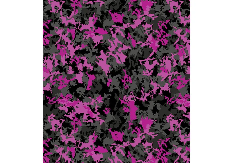 Winter Magenta Camo Leggings with Pockets