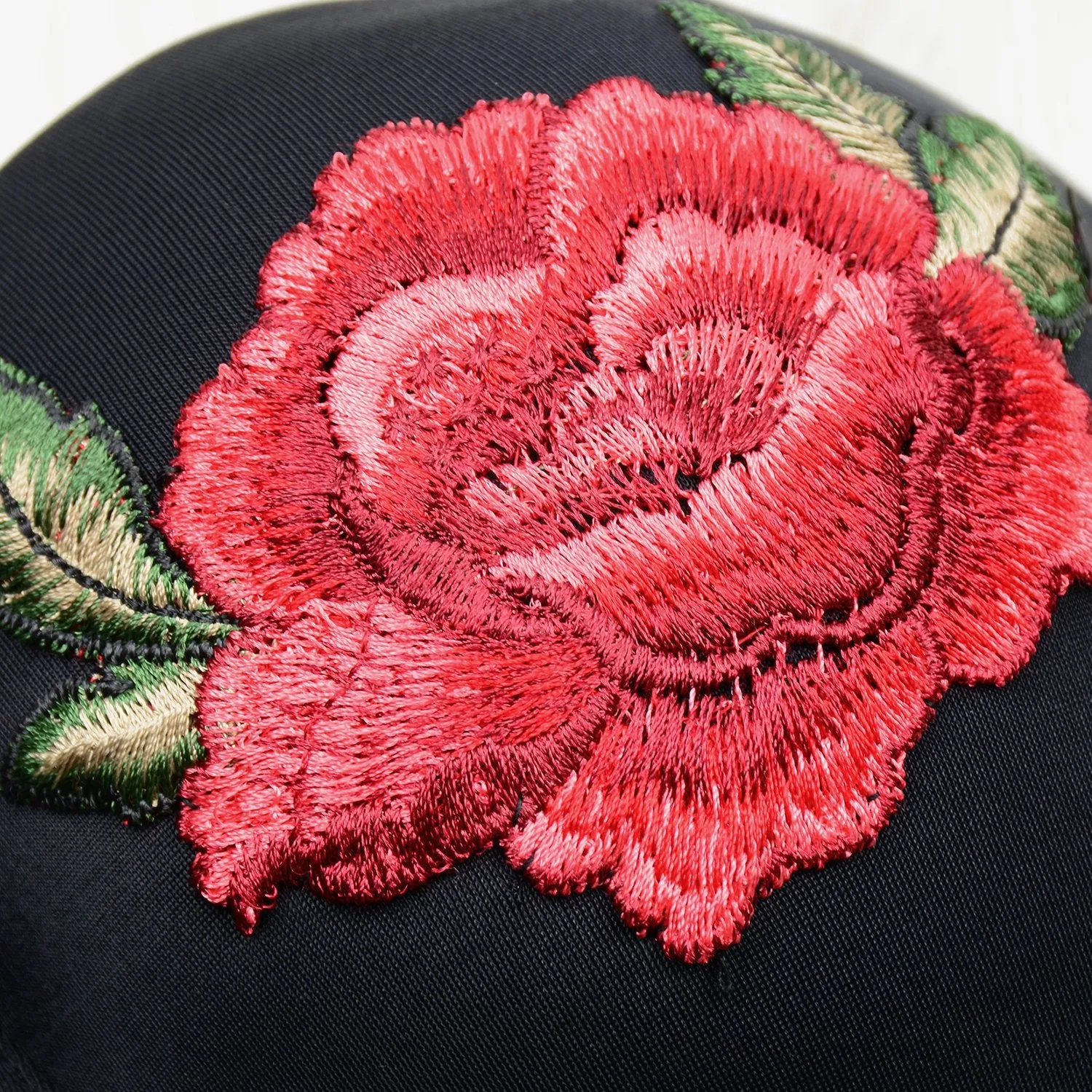 Women Embroidery Rose Smooth Bustier Crop Top Corset with Detachable Straps