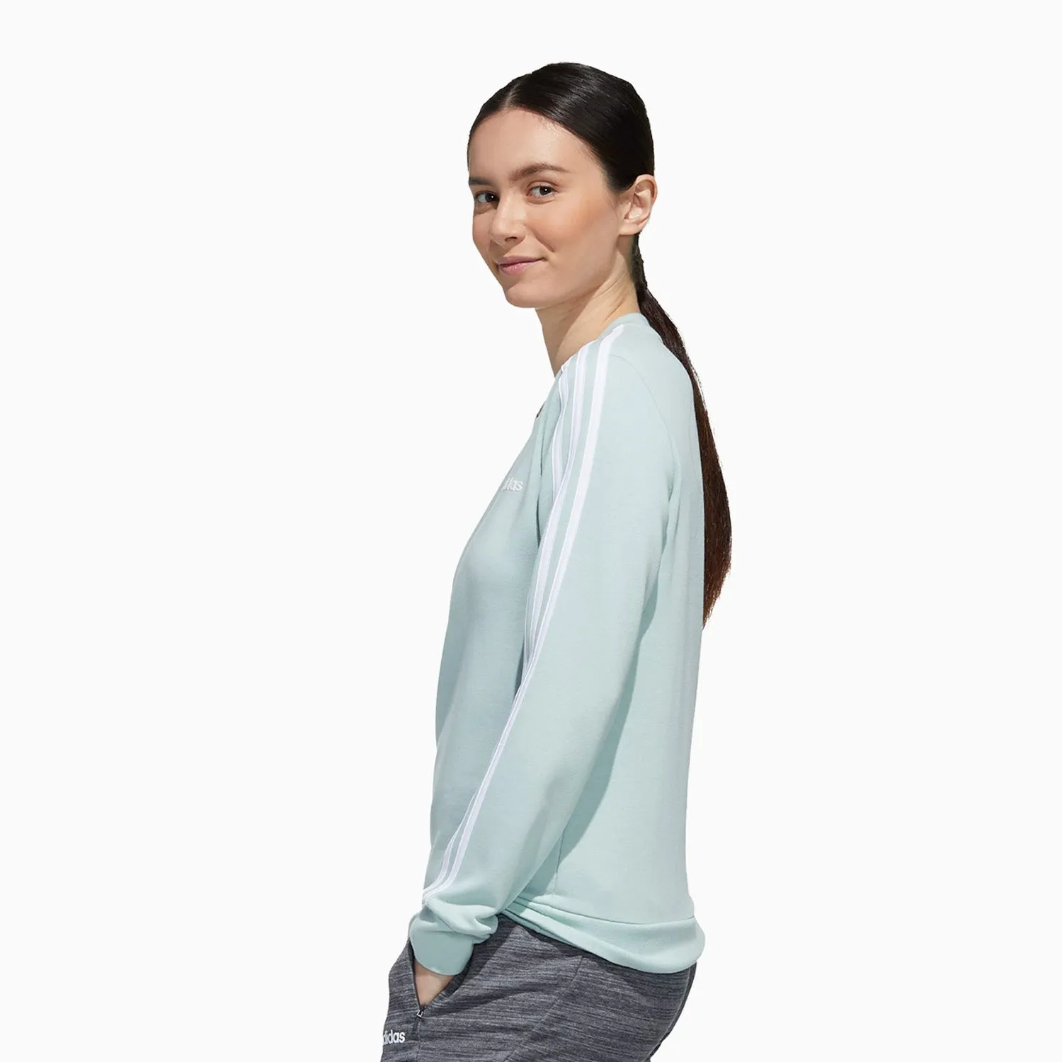 Women's Essentials 3-Stripes Sweat Shirt