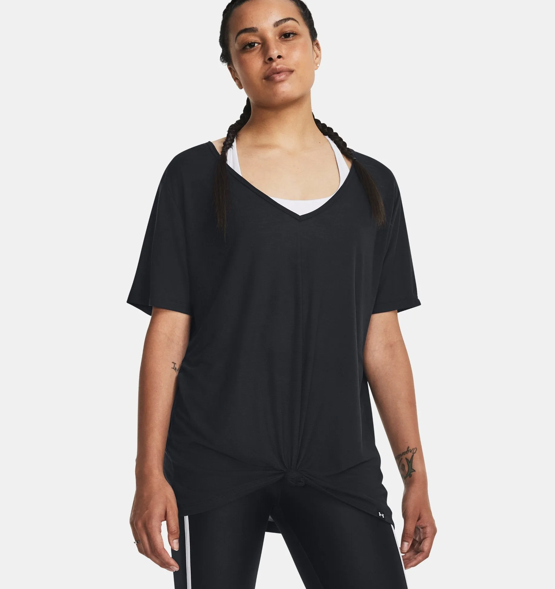 Women's Project Rock Completer Deep V T-Shirt