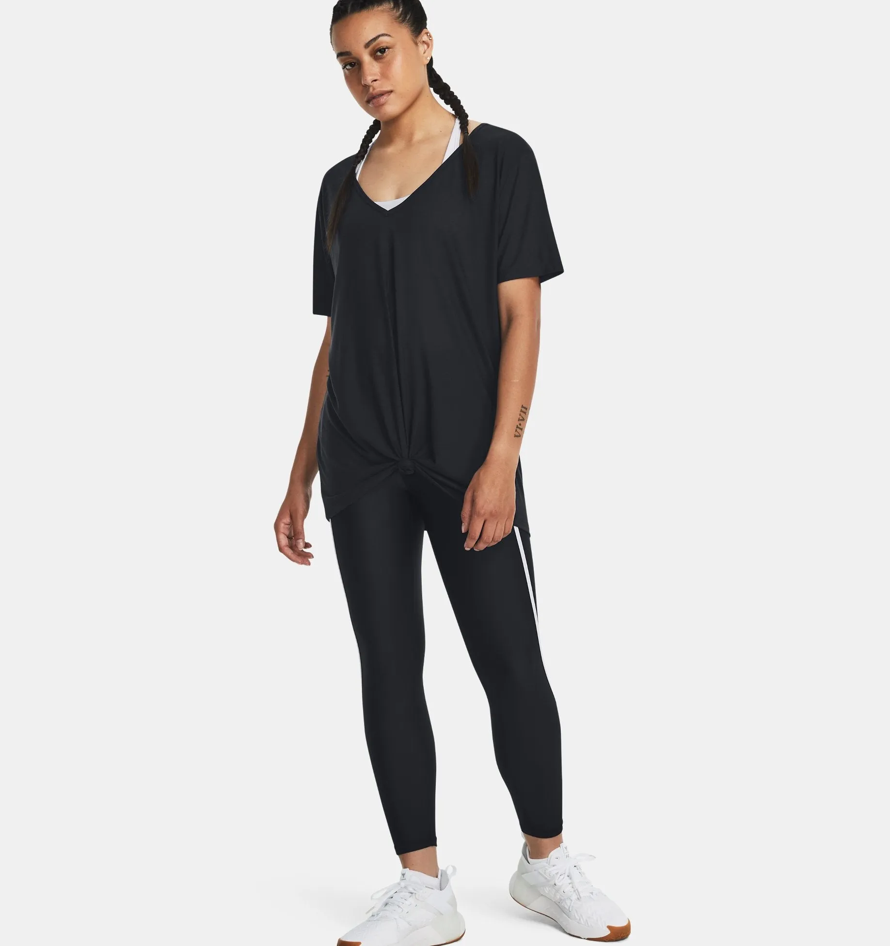 Women's Project Rock Completer Deep V T-Shirt