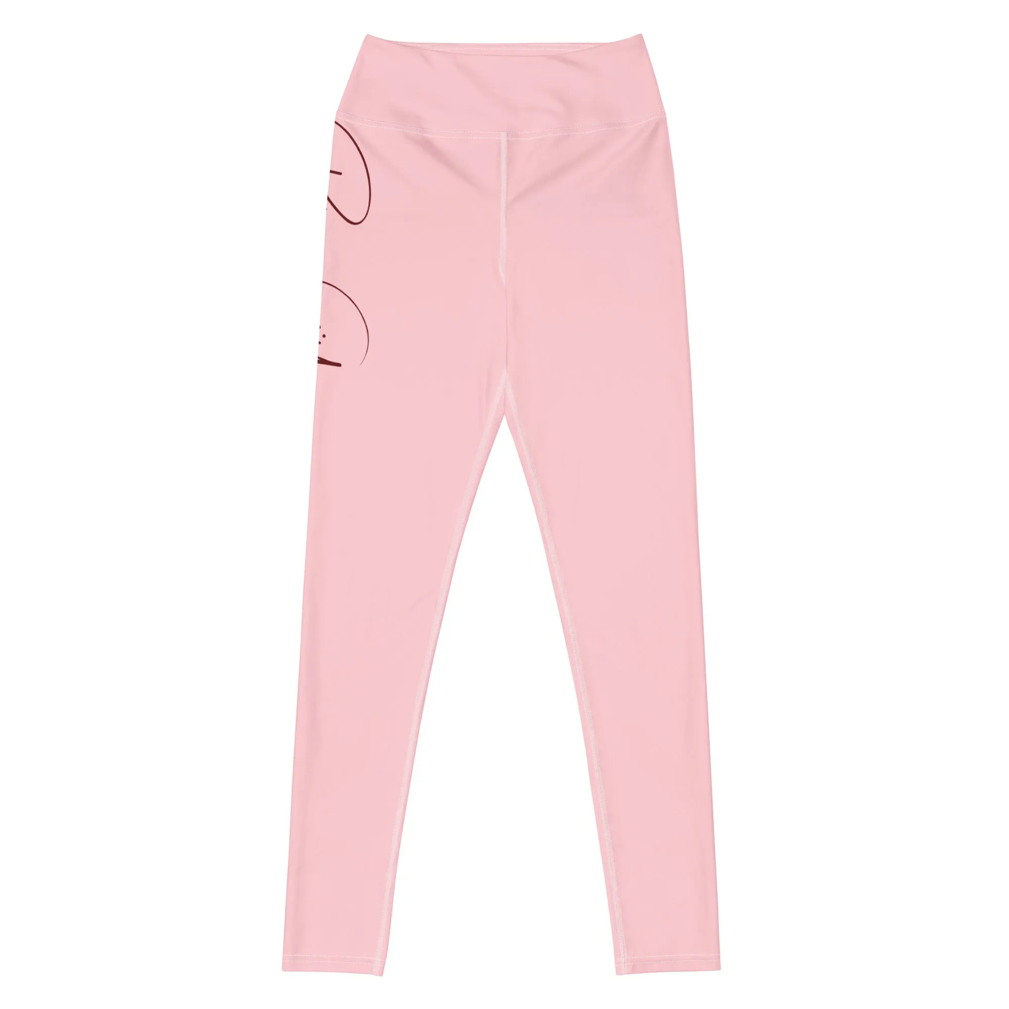 Women's Runway Girlz Yoga Leggings (Pink/Maroon)