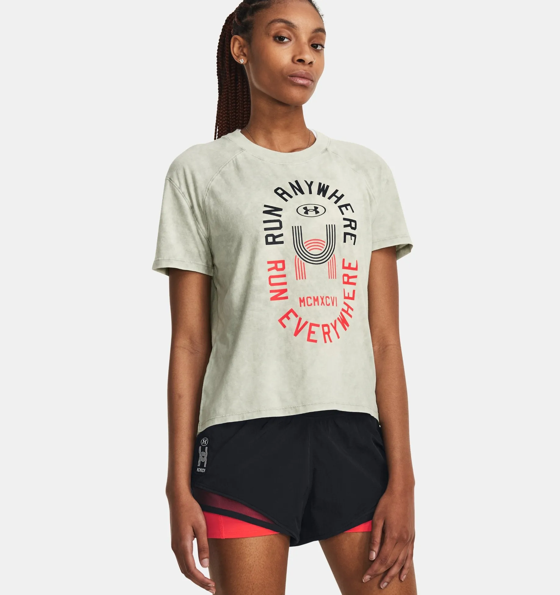 Women's UA Run Everywhere Graphic Short Sleeve