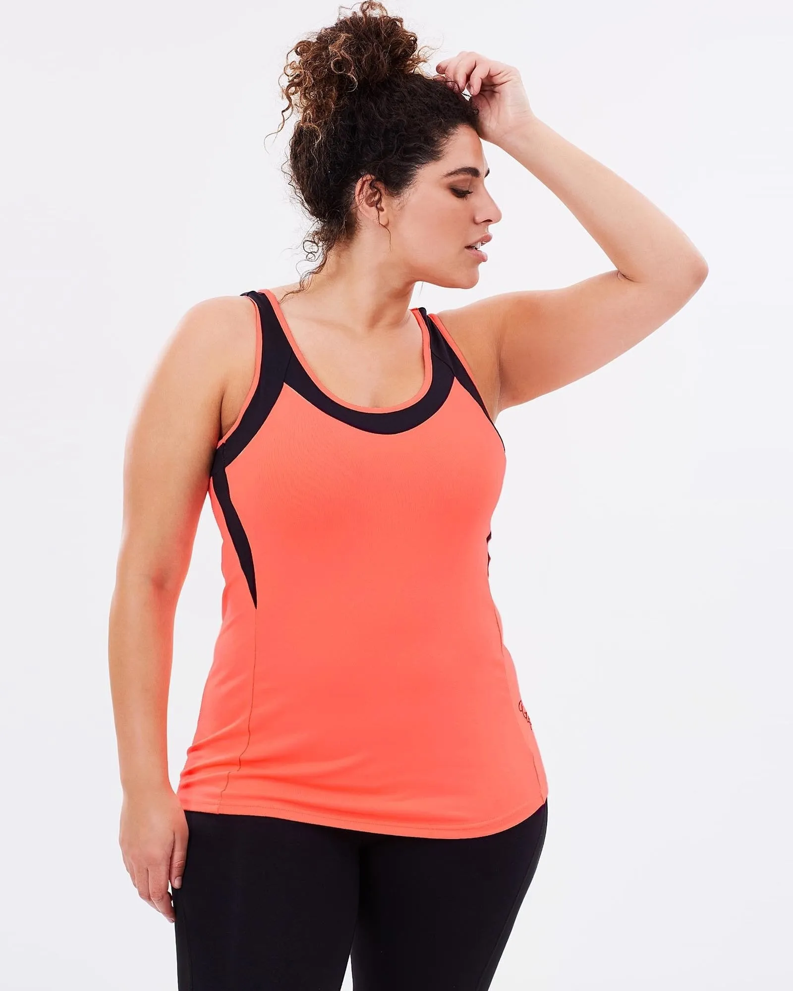 Workout Tank - Orange/Red