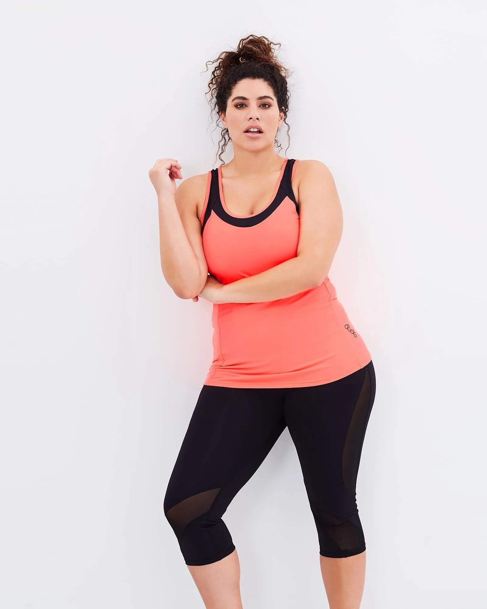 Workout Tank - Orange/Red
