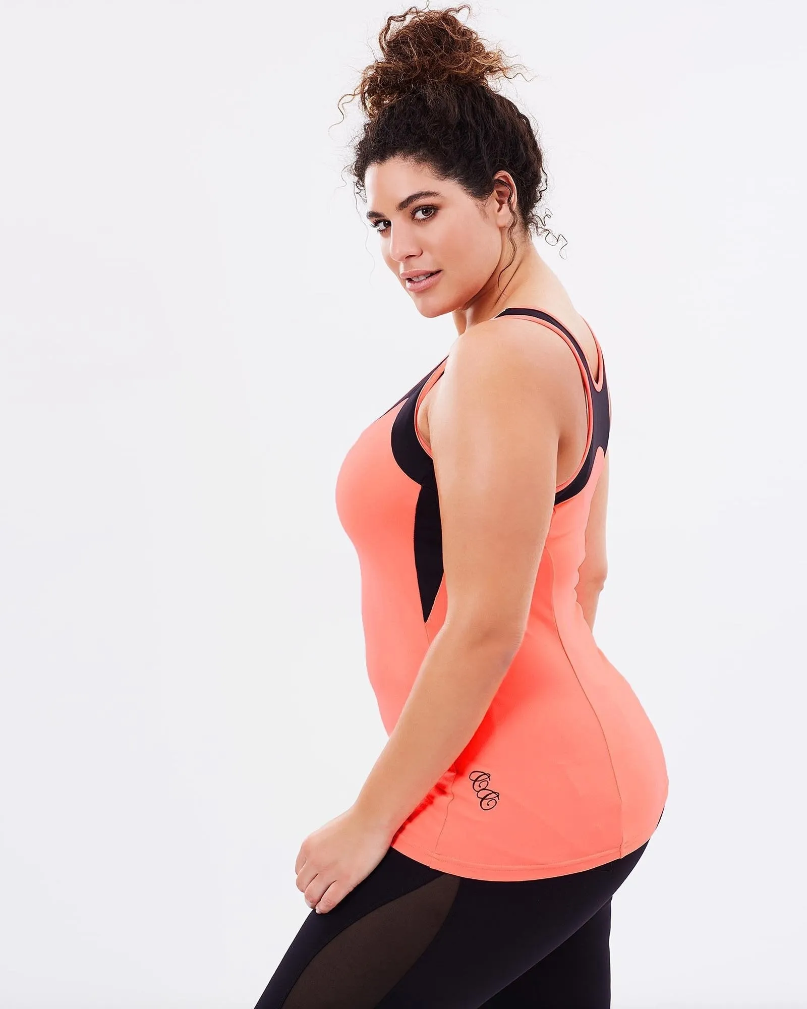 Workout Tank - Orange/Red