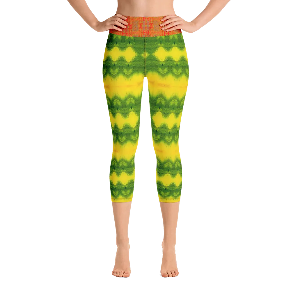 Yoga Capri Leggings (Her/Muliebris) RJSTH@Fabric#1 RJSTHS2021 RJS