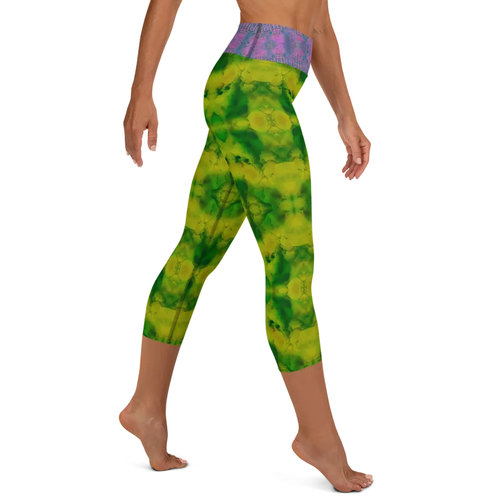 Yoga Capri Leggings (Her/Muliebris) RJSTH@Fabric#5 RJSTHS2021 RJS