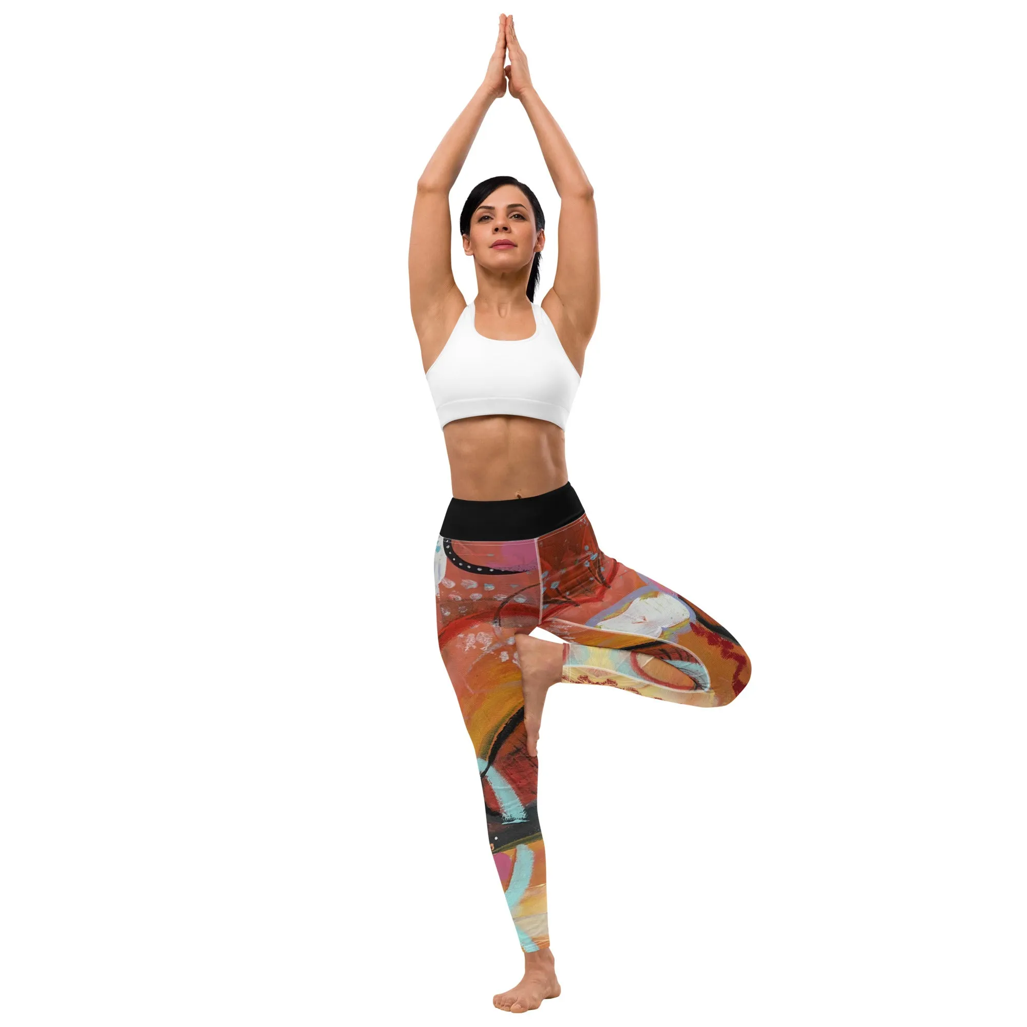 Yoga Leggings "Circles in the Sand"