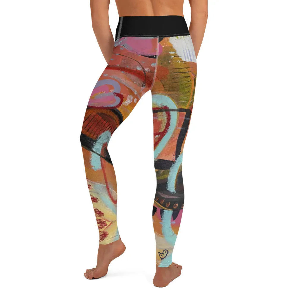 Yoga Leggings "Circles in the Sand"