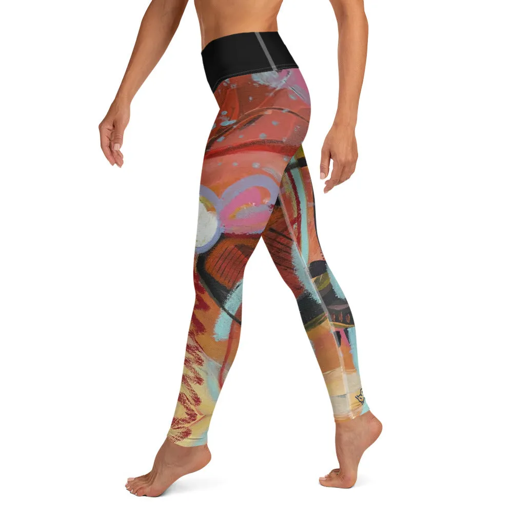 Yoga Leggings "Circles in the Sand"
