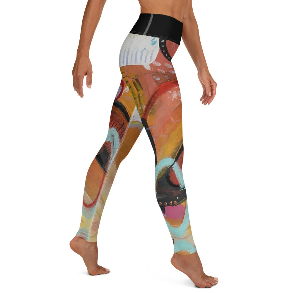 Yoga Leggings "Circles in the Sand"