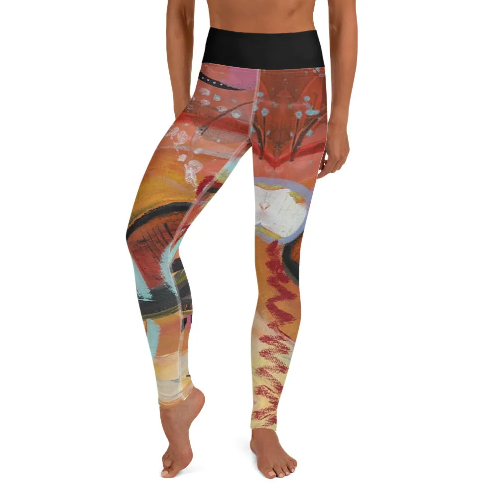 Yoga Leggings "Circles in the Sand"