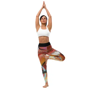 Yoga Leggings "Circles in the Sand"