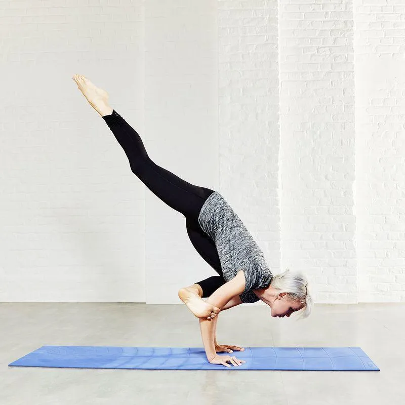 Yoga  Women's Slim-Fit Leggings - Printed Dark Blue