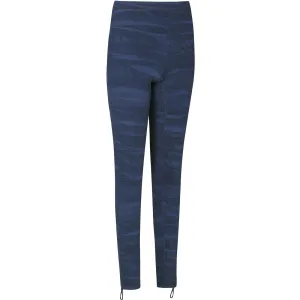 Yoga  Women's Slim-Fit Leggings - Printed Dark Blue