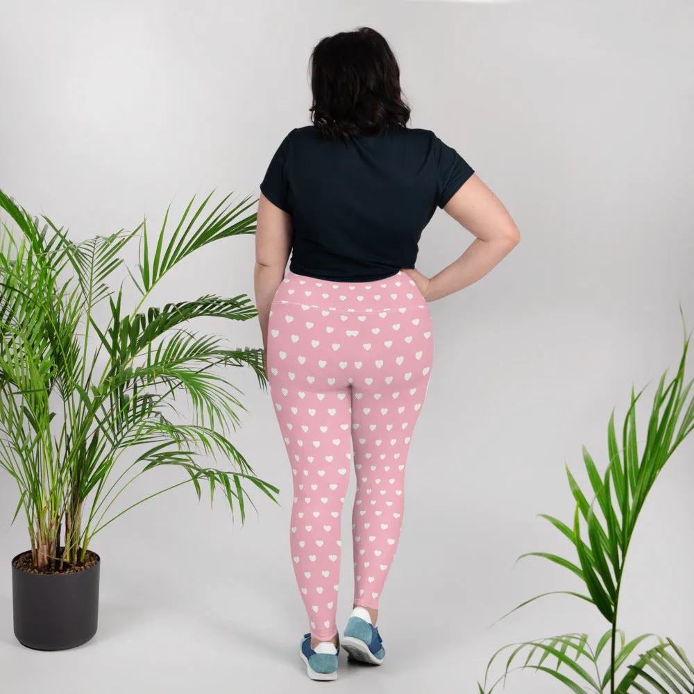 YOGA,Women's Leggings, All-Over Print, Plus Size Leggings,  Customized Leggings